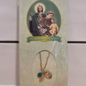 St. Jude St. Anthony Hope Medal Charm Necklace Franciscan Friars