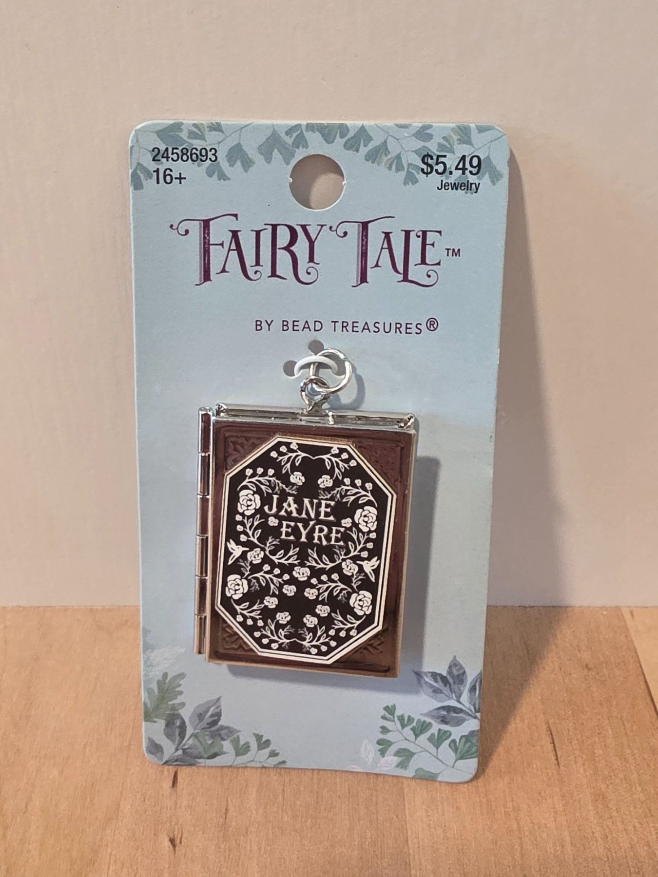 Fairy Tale by Bead Treasures Jane Eyre Book Photo Locket Pendant