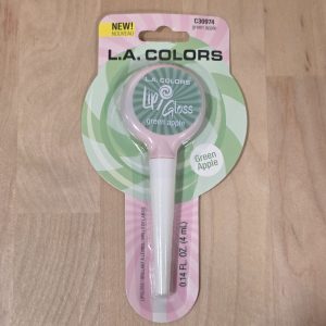 L.A. Colors Lip Gloss Green Apple Scented C30974 0.14 fl oz