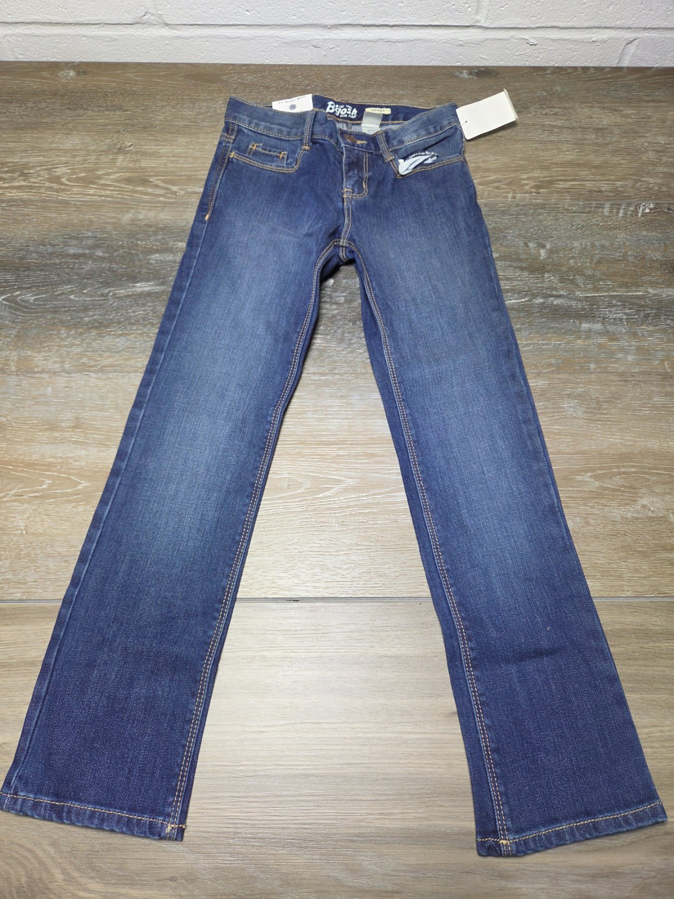 OshKosh B'gosh Skinny Jeans Girls Size 7 Dark Wash Adjustable Waist