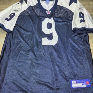 Reebok Authentic Tony Romo #9 Dallas Cowboys NFL Jersey Men's 56 Blue
