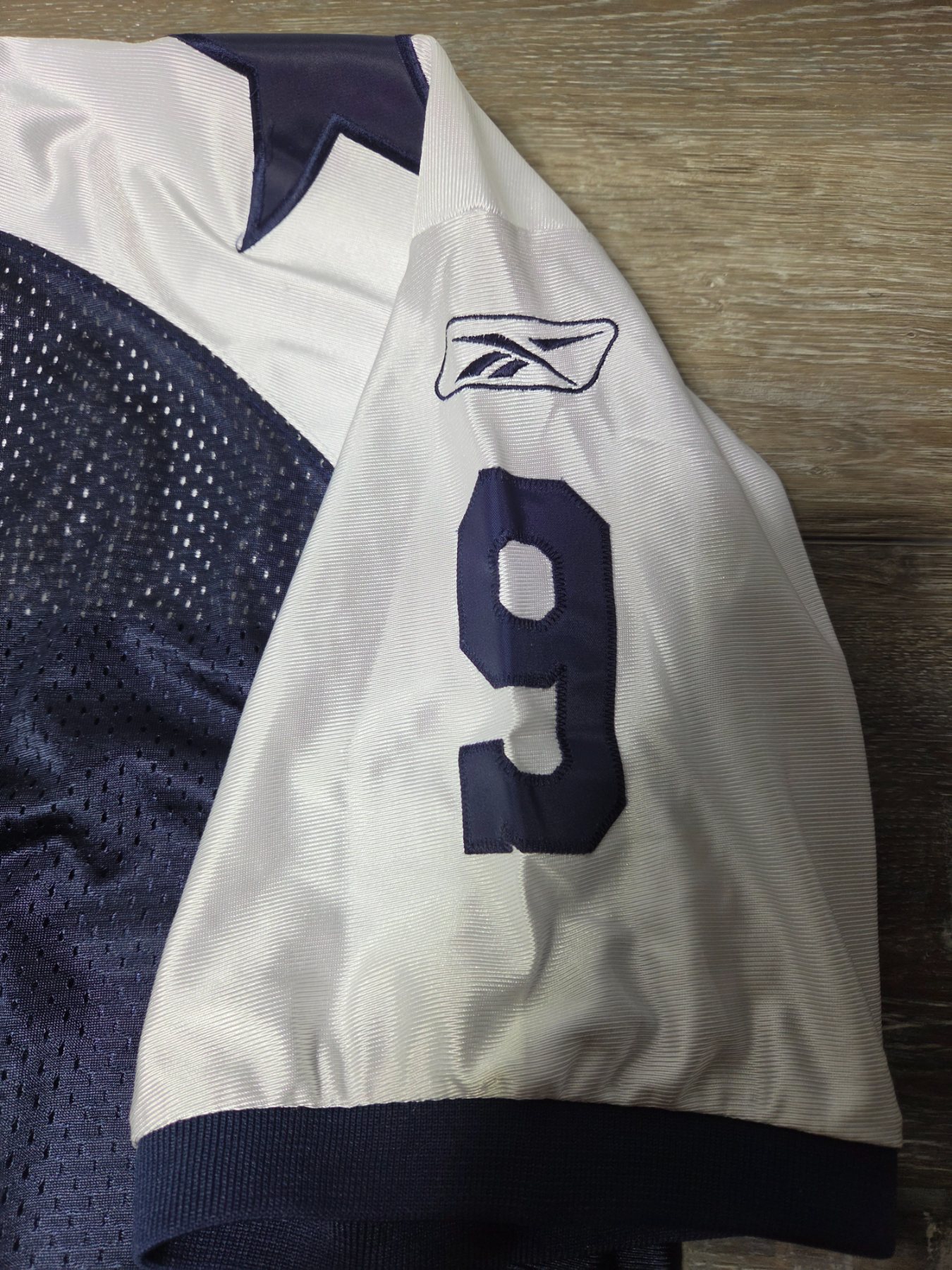 Reebok Authentic Tony Romo #9 Dallas Cowboys NFL Jersey Men's 56 Blue - Image 5