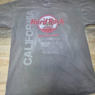 Hard Rock Cafe San Francisco Graphic T-Shirt Men's L Gray California