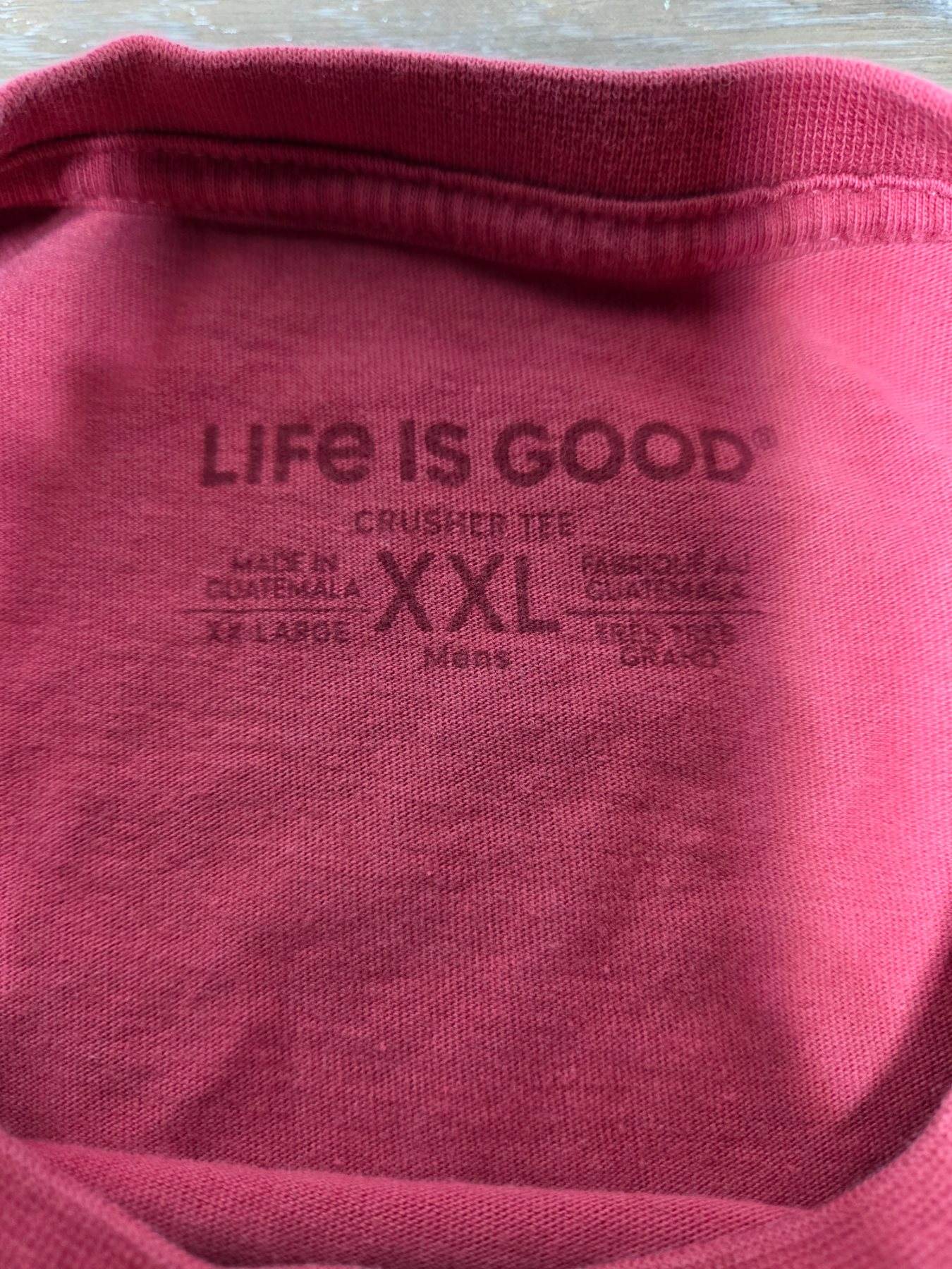 Life is Crusher Tee Kindness Is Nonpartisan Men's XXL Red T-Shirt - Image 4