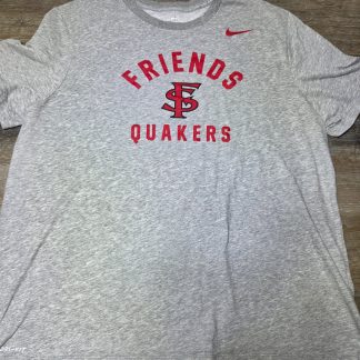 Nike Dri-FIT Friends University Quakers T-Shirt Men's 2XL Gray