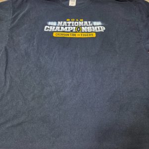 Gildan 2016 National Championship Alabama Clemson Men's 3XL Navy T-Shirt