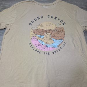 Time and Tru Grand Canyon Graphic T-Shirt Women's XXXL 22 Tan