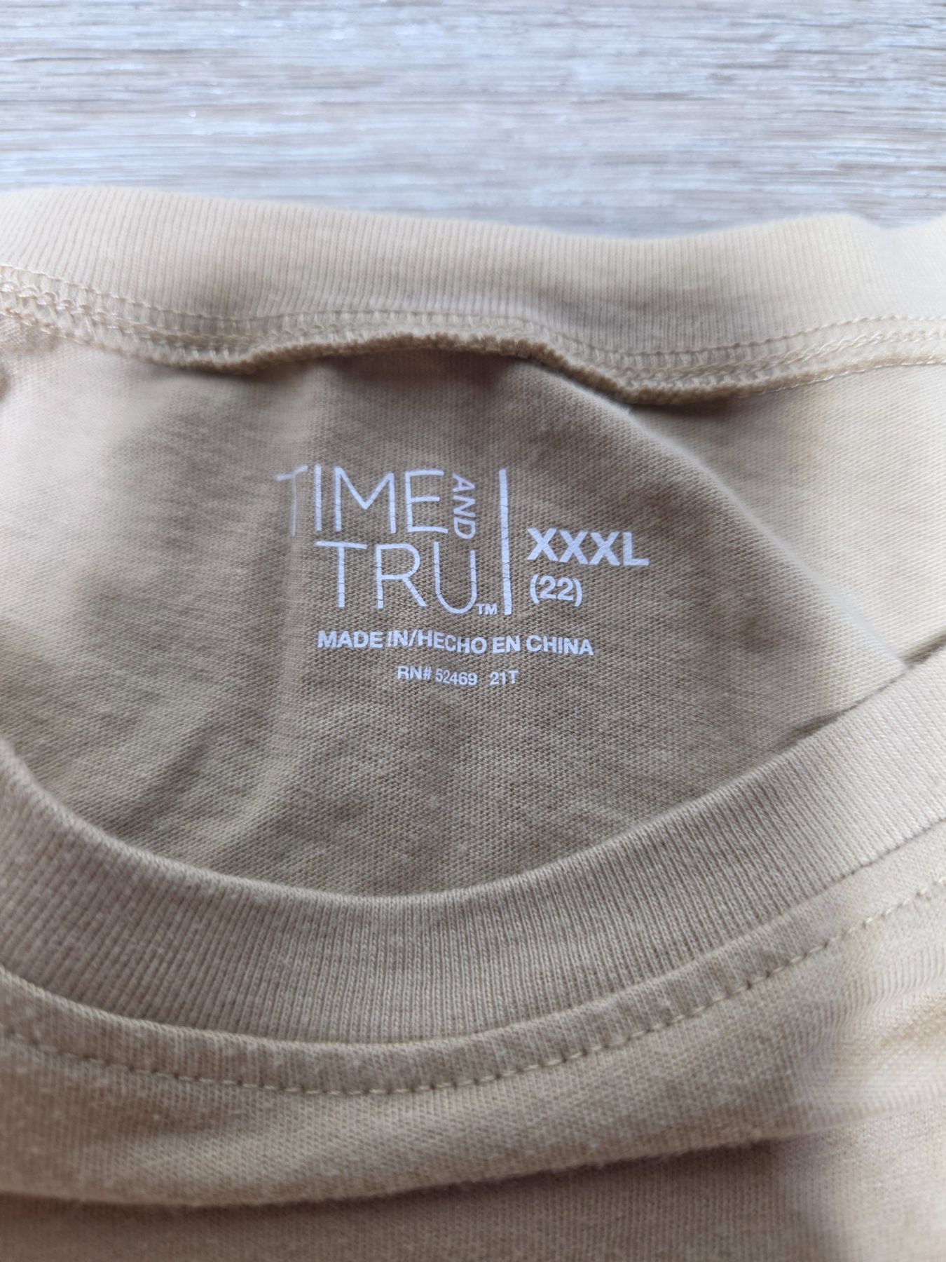 Time and Tru Grand Canyon Graphic T-Shirt Women's XXXL 22 Tan - Image 3