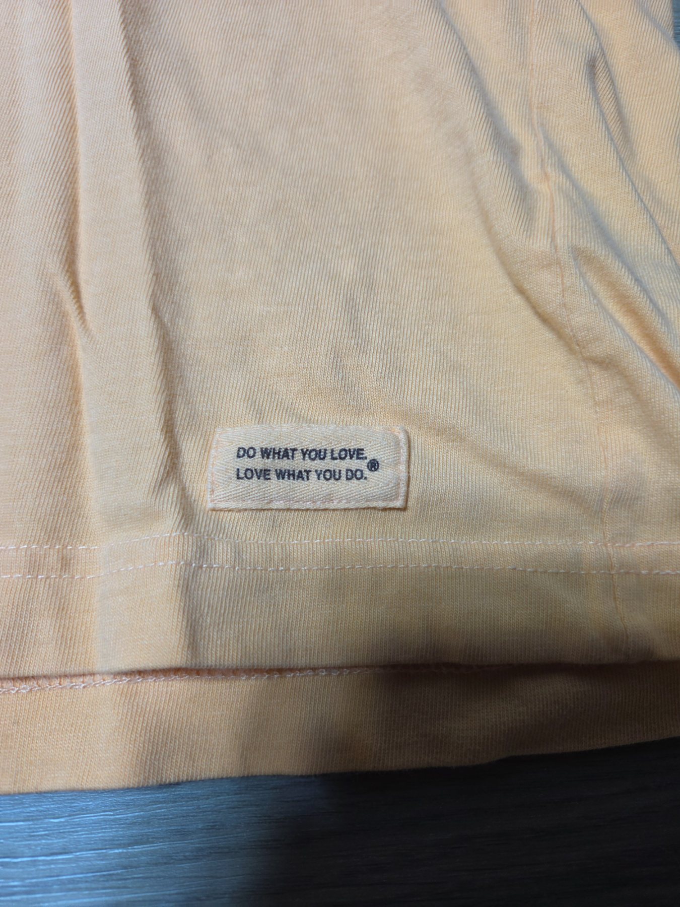 Life Is Crusher Dog Sunset Pier Graphic T-Shirt Men's XXL Peach - Image 3