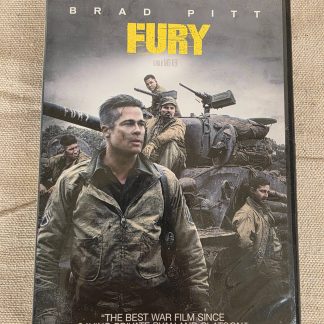 Fury DVD 2014 Brad Pitt WWII War Movie