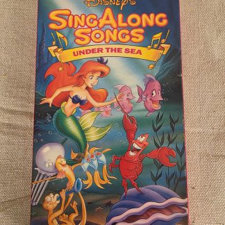 Disney's Sing Along Songs Under The Sea Volume 6 VHS Tape The Little Mermaid