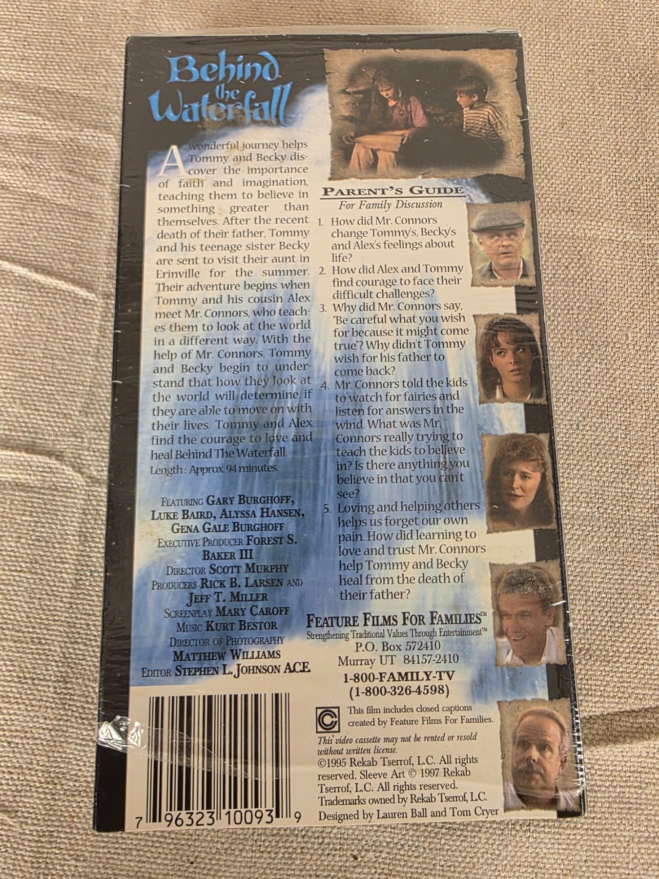 Behind The Waterfall VHS 1995 Feature Films For Families - Image 2