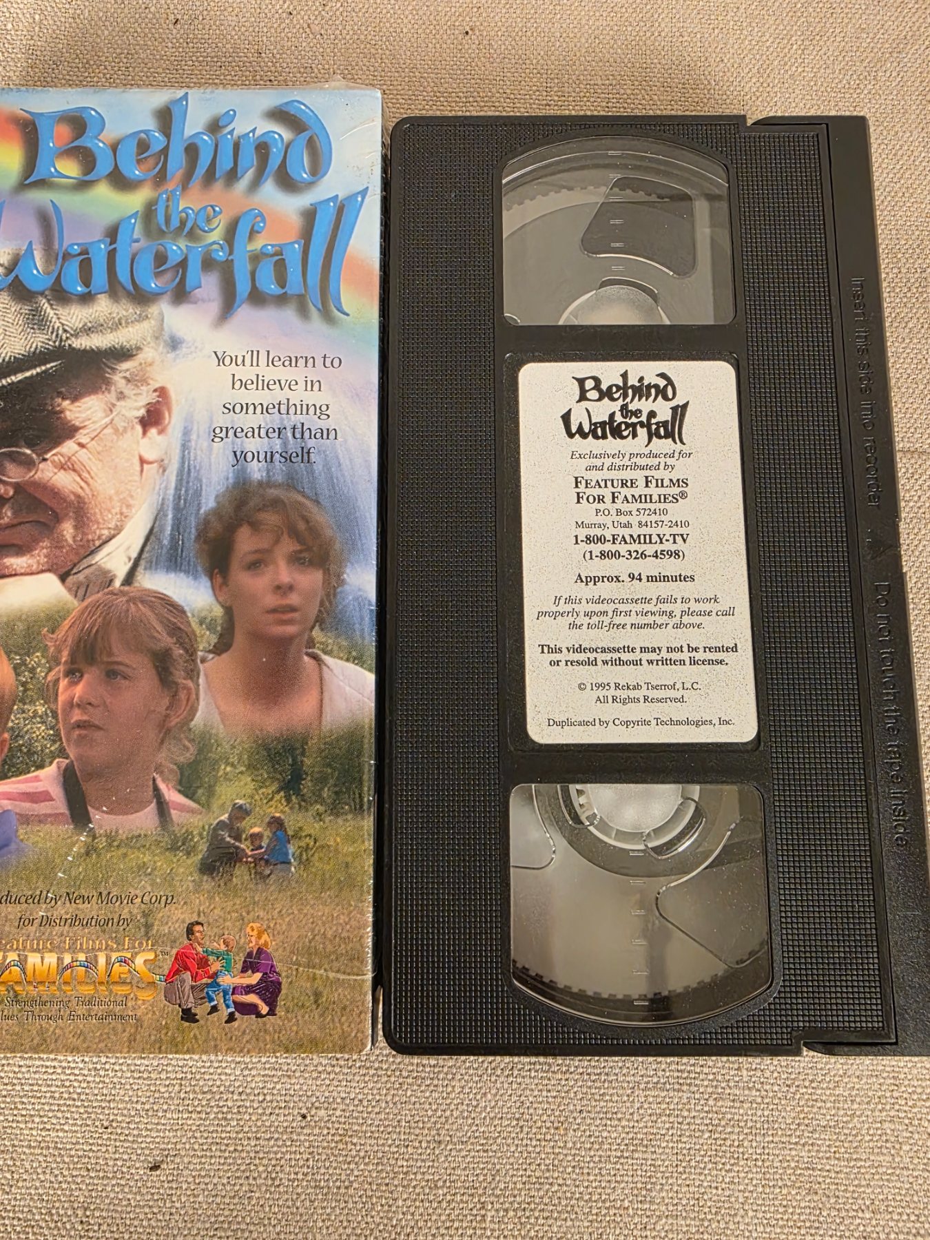 Behind The Waterfall VHS 1995 Feature Films For Families - Image 3