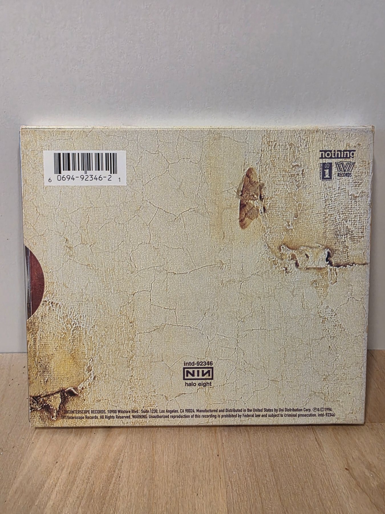 Nine Inch Nails The Downward Spiral CD 1994 Industrial Rock - Image 2