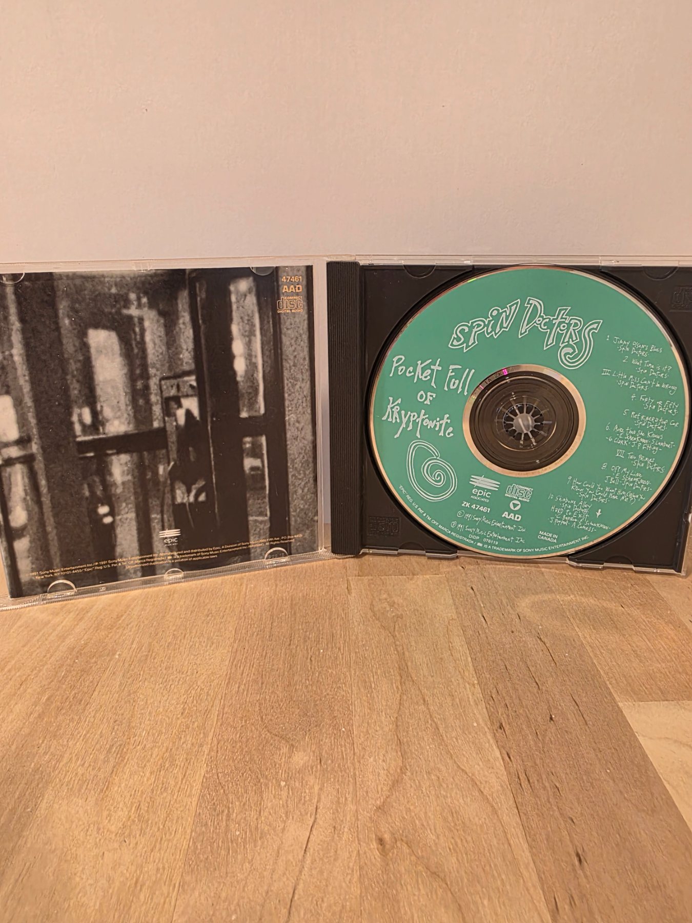 Spin Doctors Pocket Full of Kryptonite CD 1991 Rock Album - Image 3