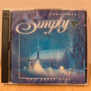 Simply Christmas This Great Hope Audio CD Holiday Instrumental Music