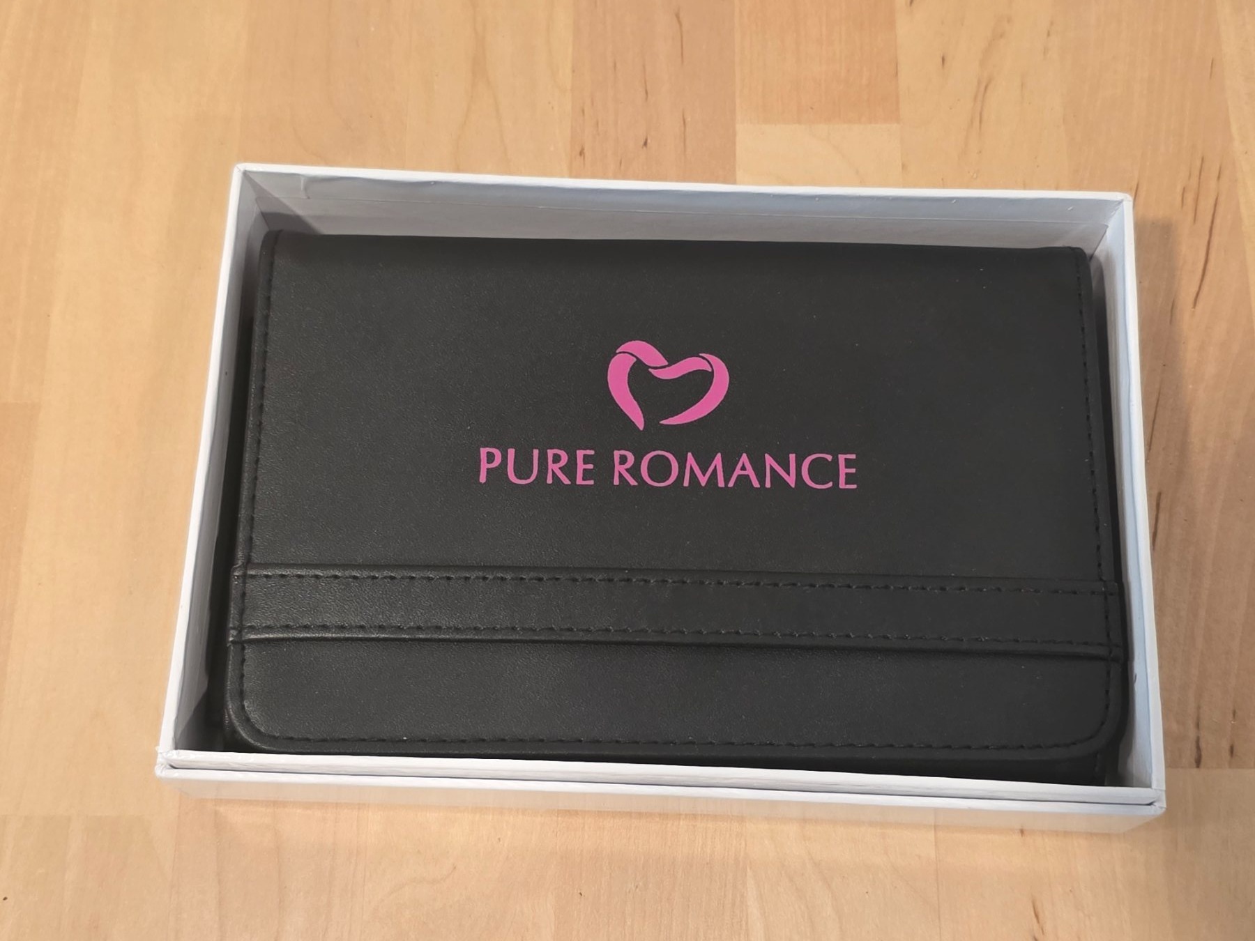 Pure Romance Black Gemline Clutch Wallet