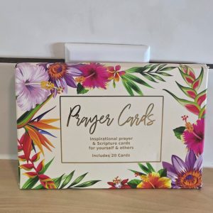 Crown Jewlz Floral Prayer & Scripture Cards Set of 20