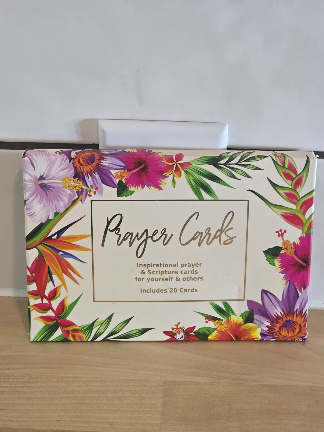 Crown Jewlz Floral Prayer & Scripture Cards Set of 20