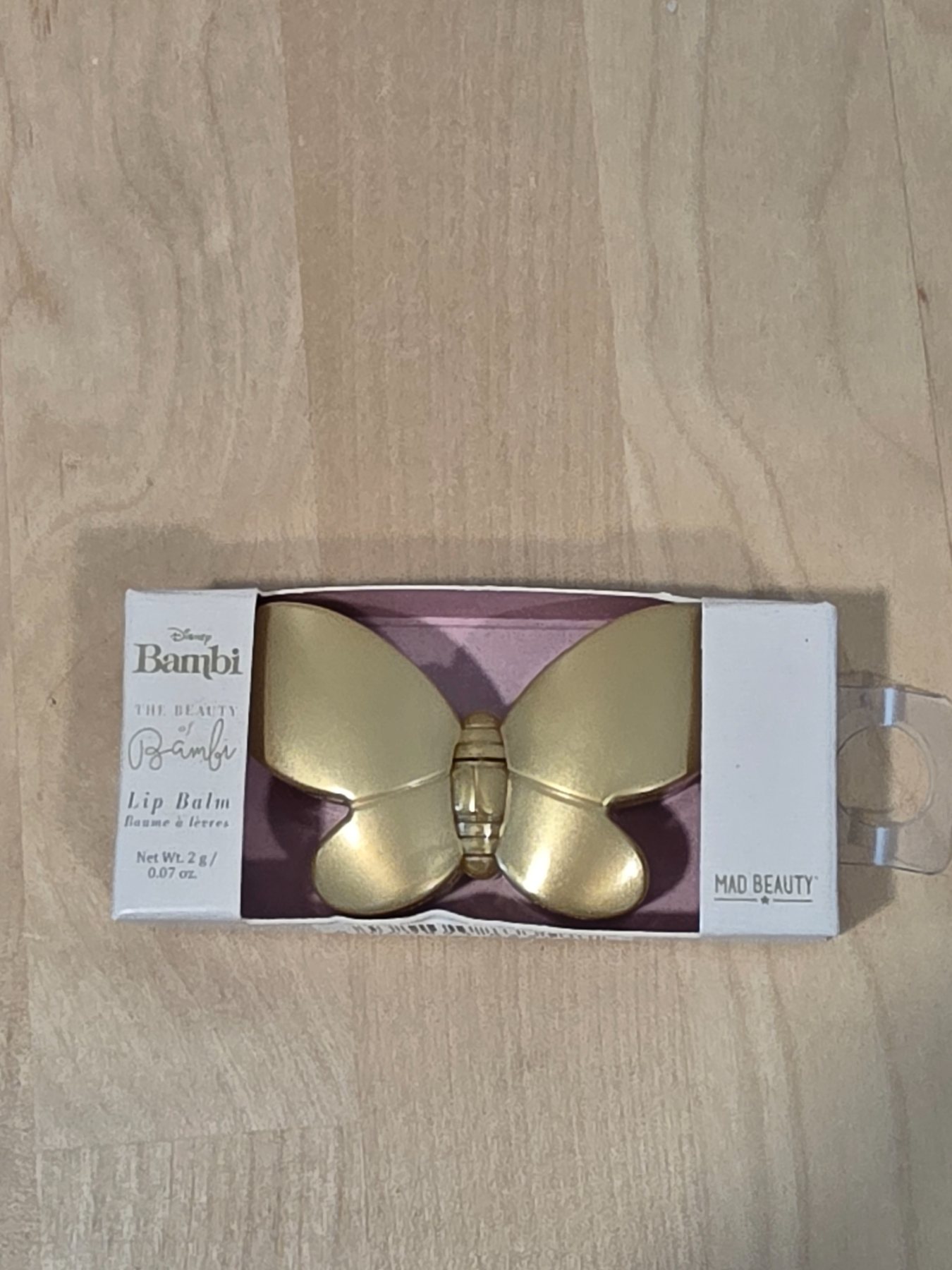 Mad Beauty Disney Bambi Beauty of Bambi Strawberry Lip Balm 2g Gold