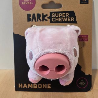 BARK Super Chewer Hambone Pig Treat Holding Dog Toy Medium 20-50 lb