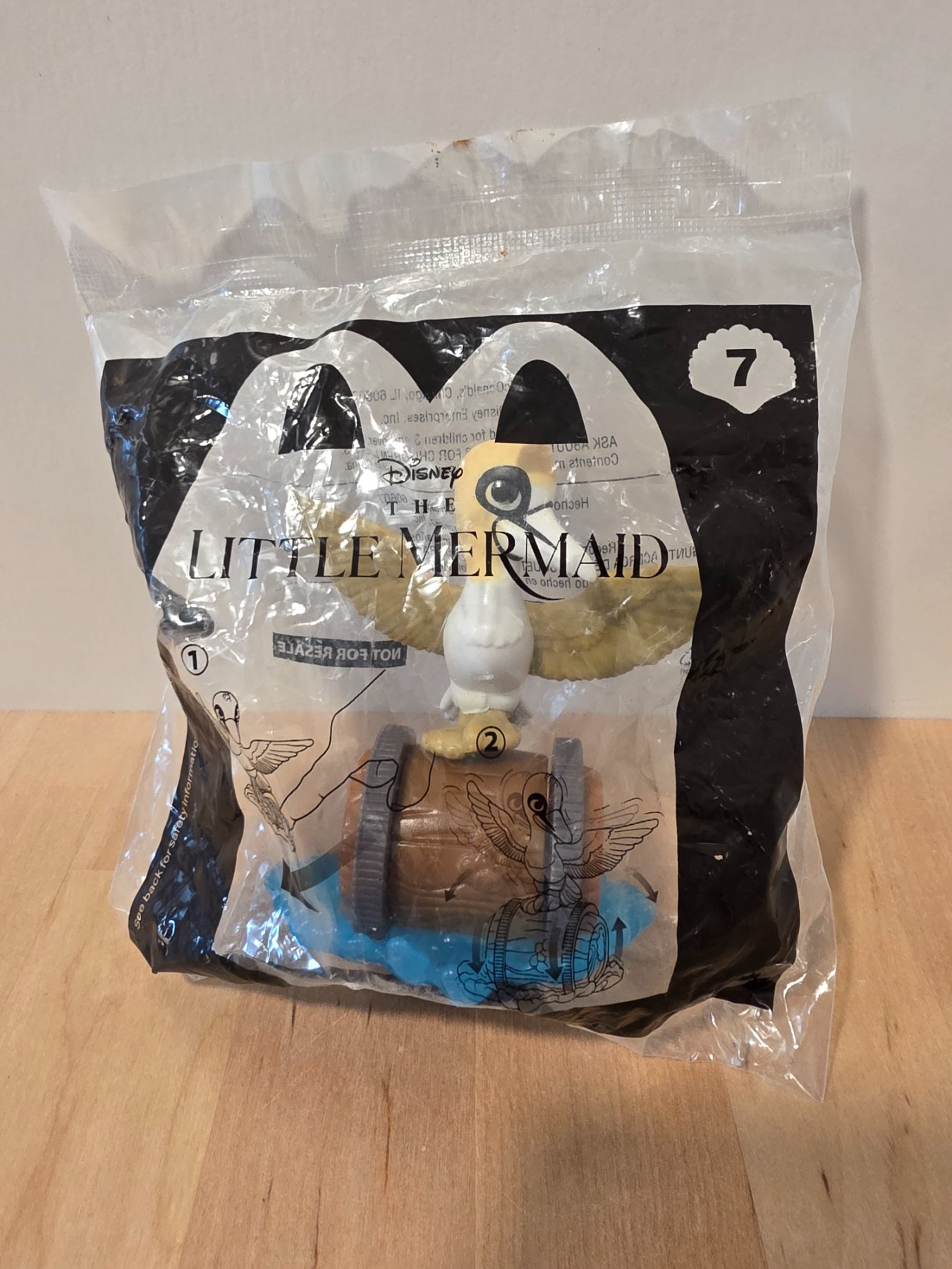 McDonald's Disney The Little Mermaid Scuttle #7 Happy Meal Toy 2023