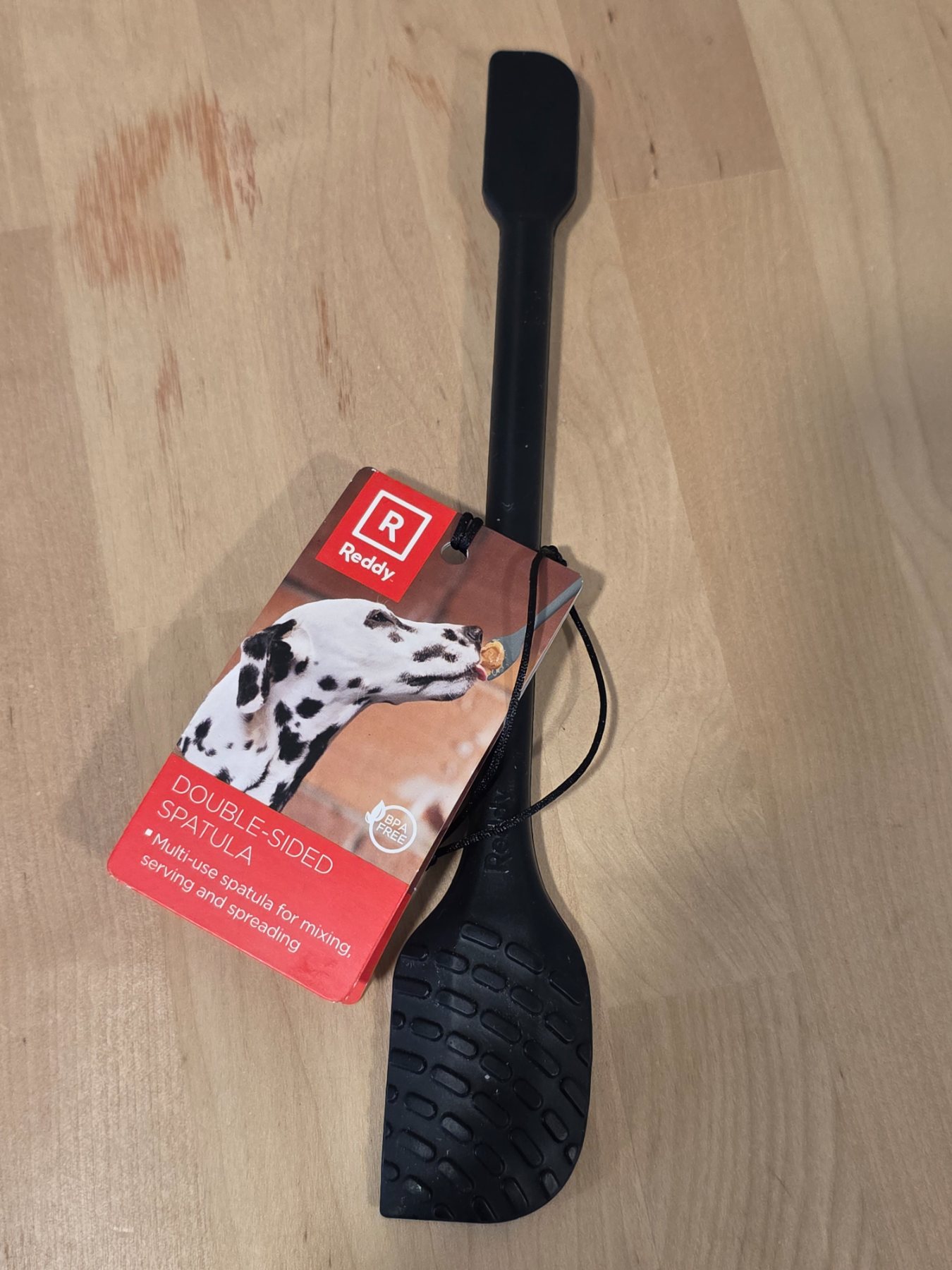 Reddy Black Silicone Double-Sided Spatula BPA-Free Dishwasher Safe