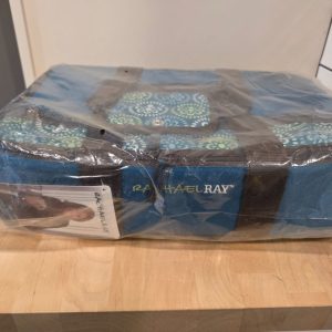 Rachael Ray Lasagna Lugger Combo Insulated Food Carrier Blue Floral