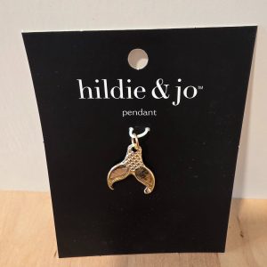 Hildie & Jo Gold Tone Mermaid Tail Pendant Charm