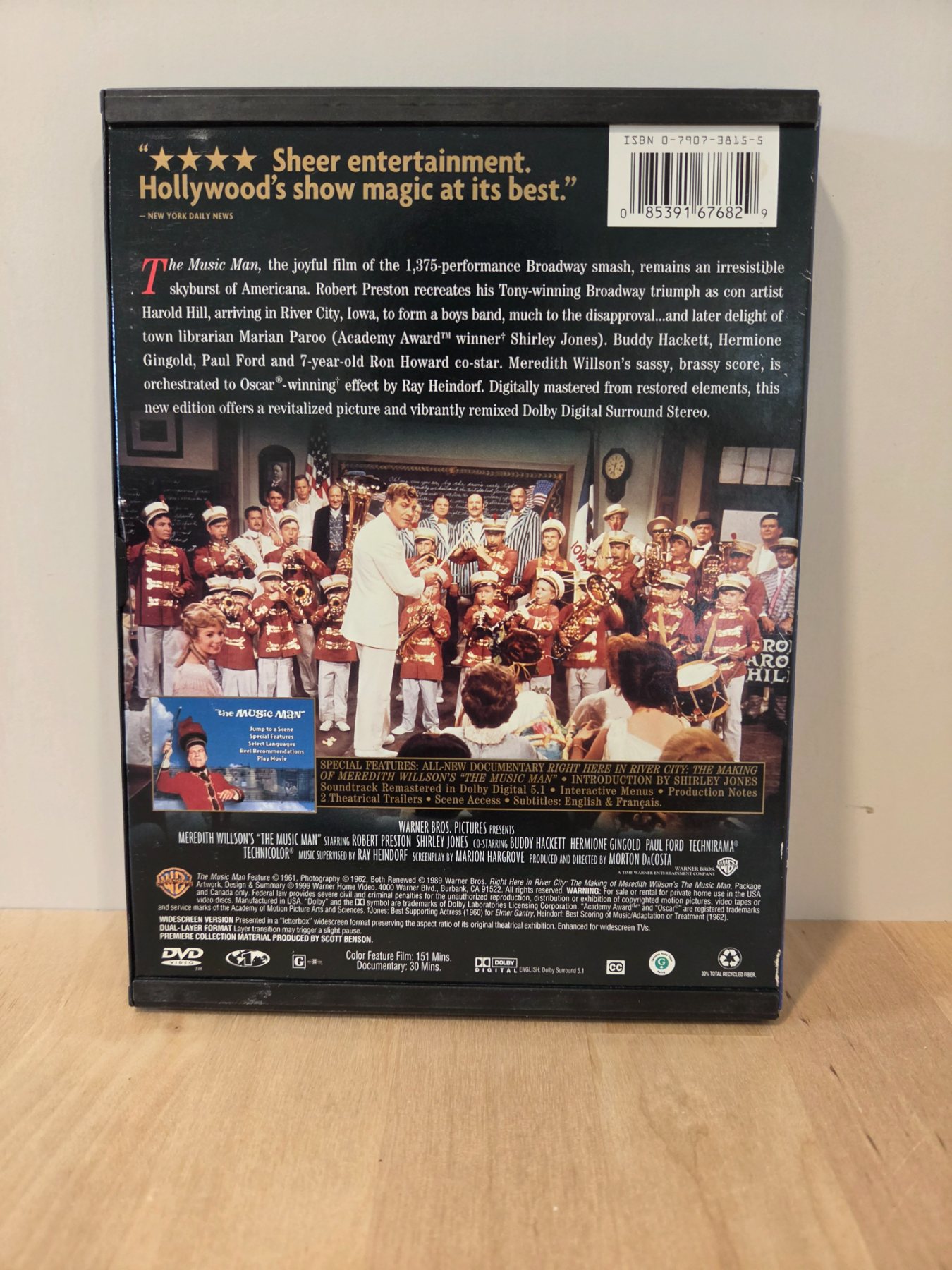 The Music Man Special Edition DVD Robert Preston Shirley Jones - Image 2