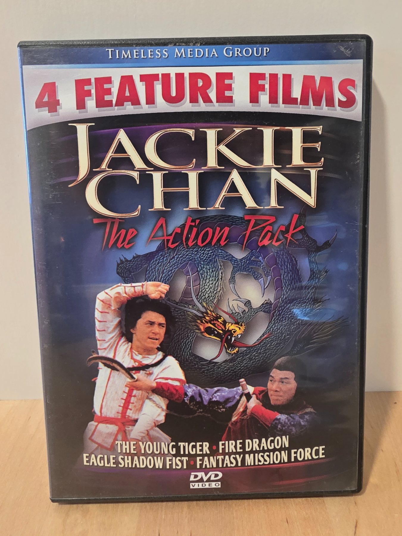 Jackie Chan The Action Pack DVD 4 Films Young Tiger Fire Dragon 2010
