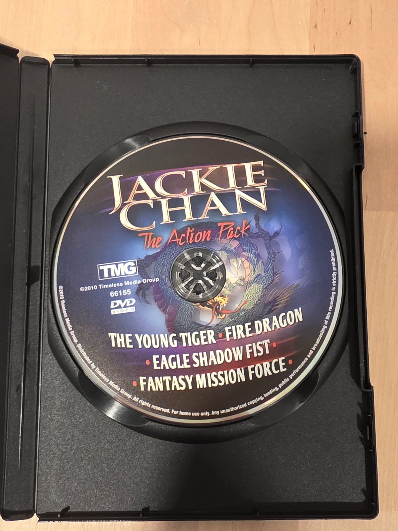 Jackie Chan The Action Pack DVD 4 Films Young Tiger Fire Dragon 2010 - Image 3