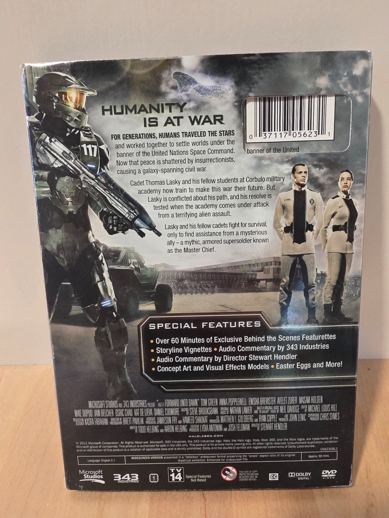 Halo 4 Forward Unto Dawn DVD 2012 Widescreen With Slipcover - Image 2