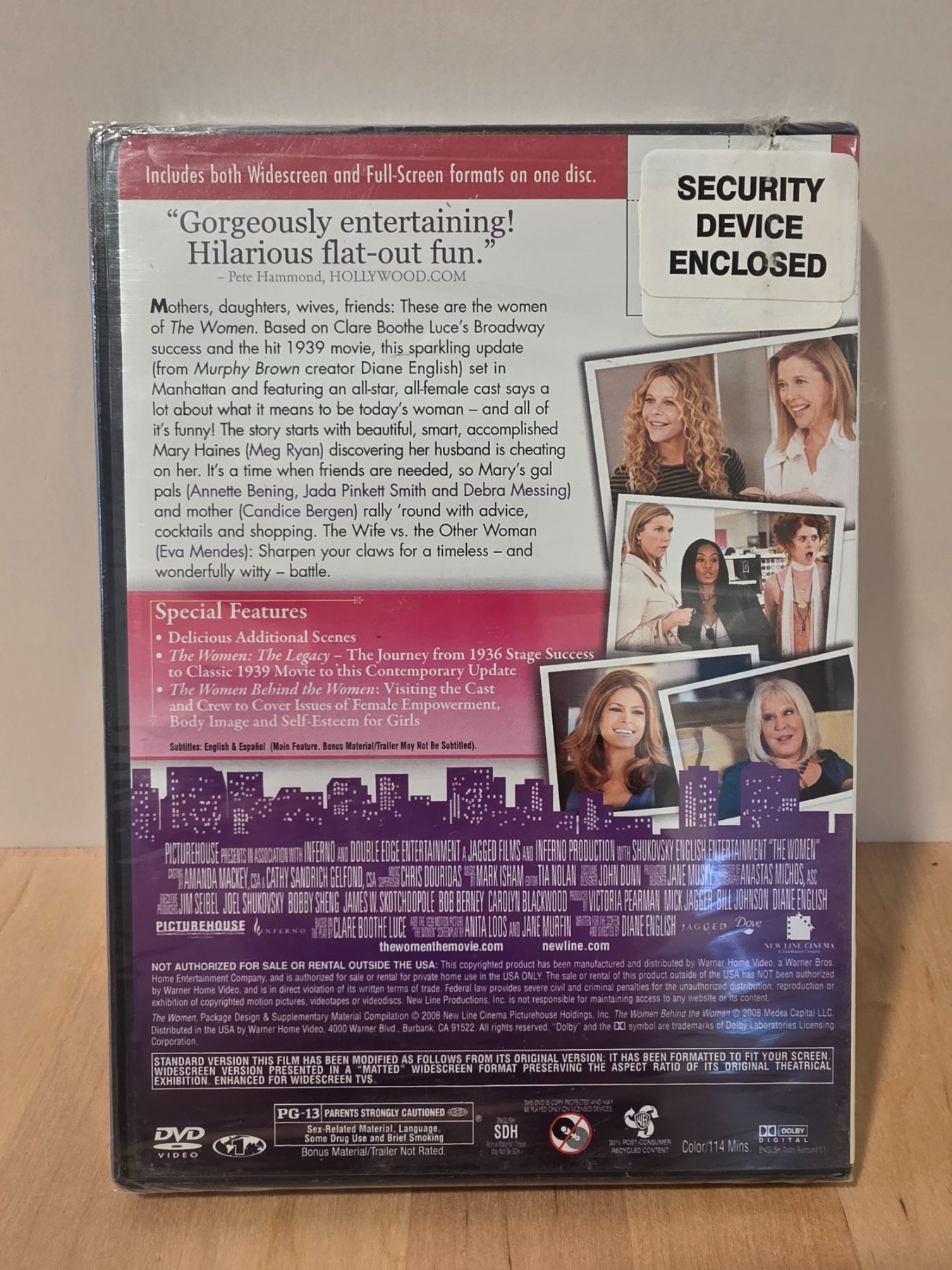 The Women DVD 2008 Widescreen Full Screen Meg Ryan Annette Bening - Image 2