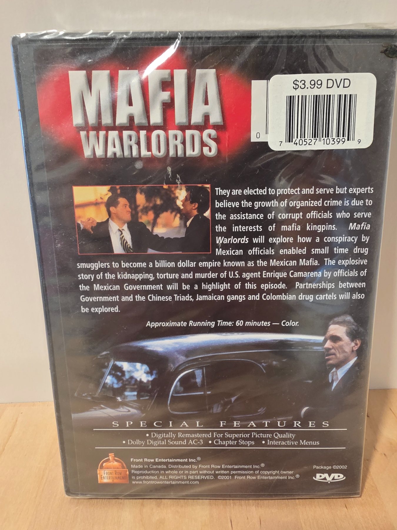 Mafia Warlords DVD Documentary 2002 Front Row Entertainment - Image 2