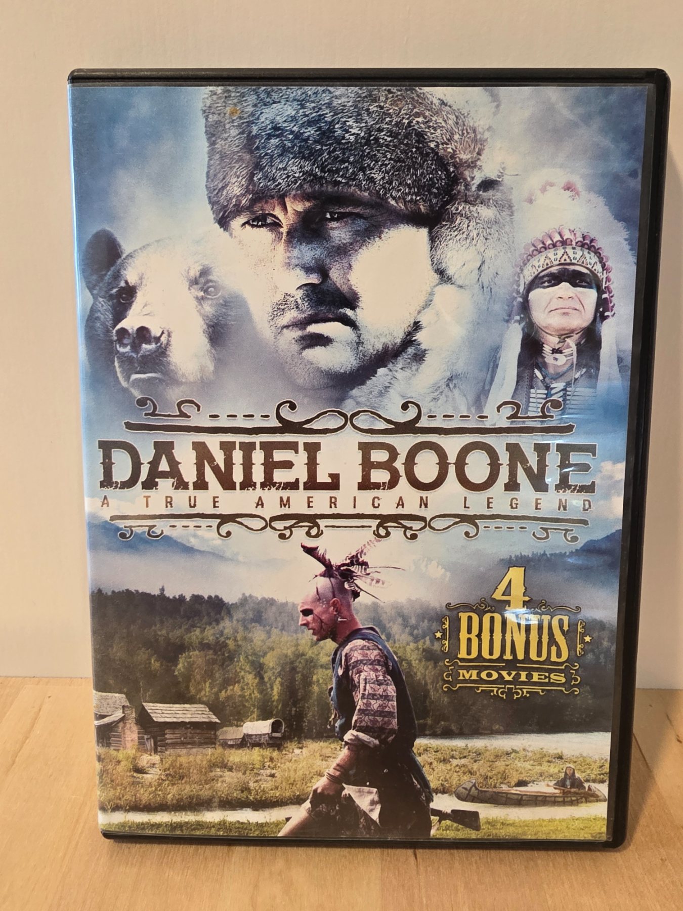 Daniel Boone A True American Legend DVD 2015 4 Bonus Movies
