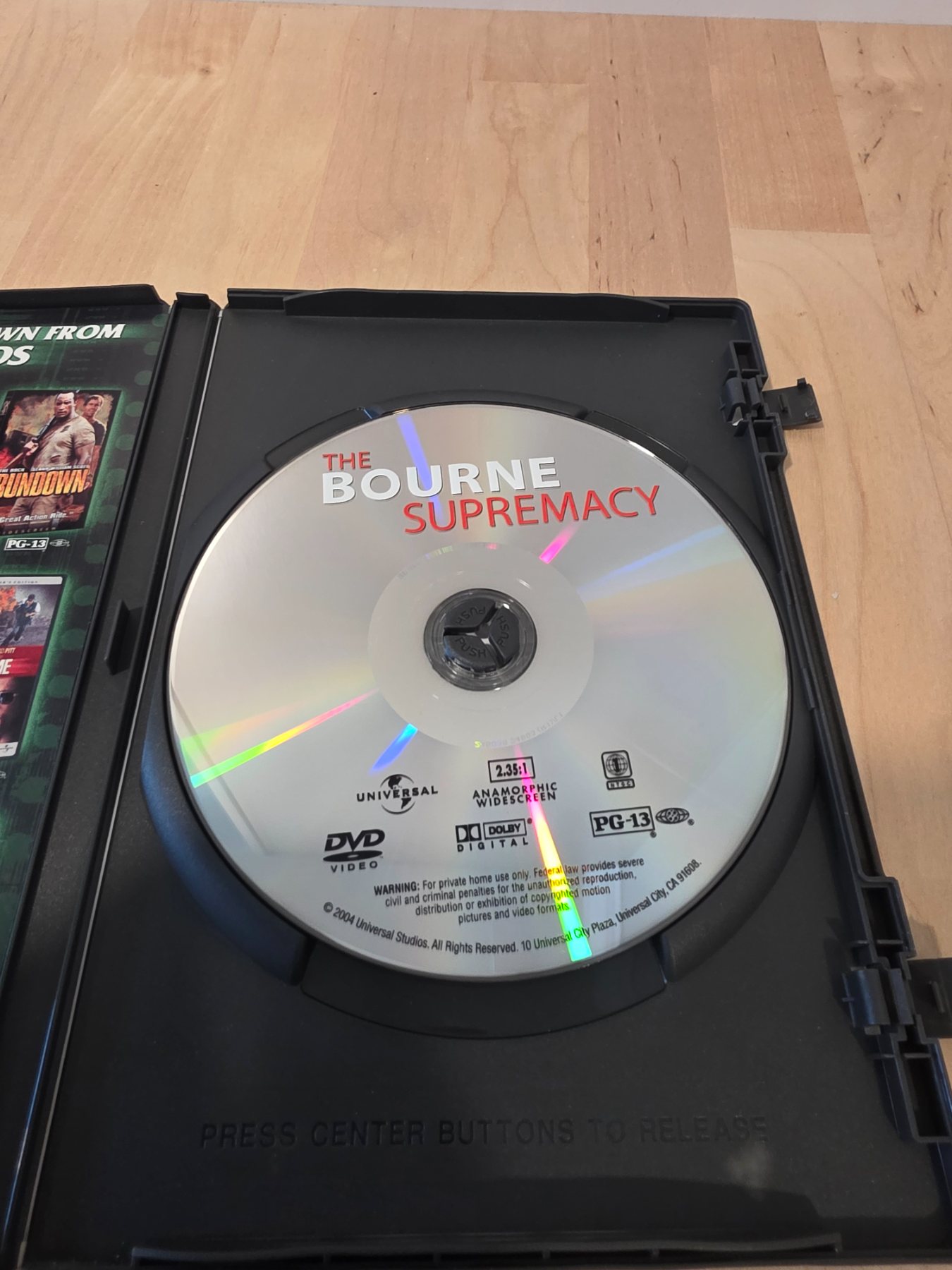 The Bourne Supremacy Widescreen DVD Matt Damon PG-13 - Image 3