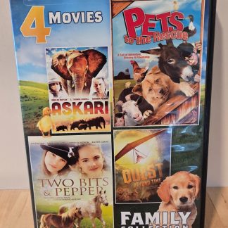 4 Family Movie Collection DVD Askari Pets to the Rescue 2013