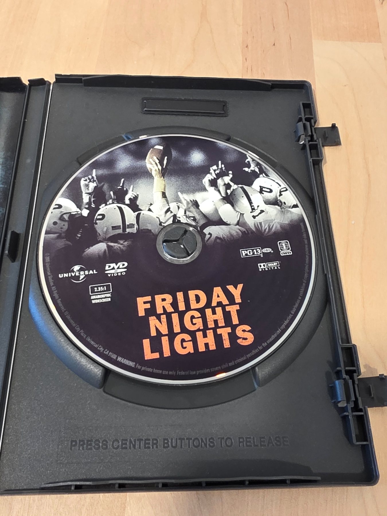 Friday Night Lights DVD 2004 Widescreen Billy Bob Thornton - Image 3