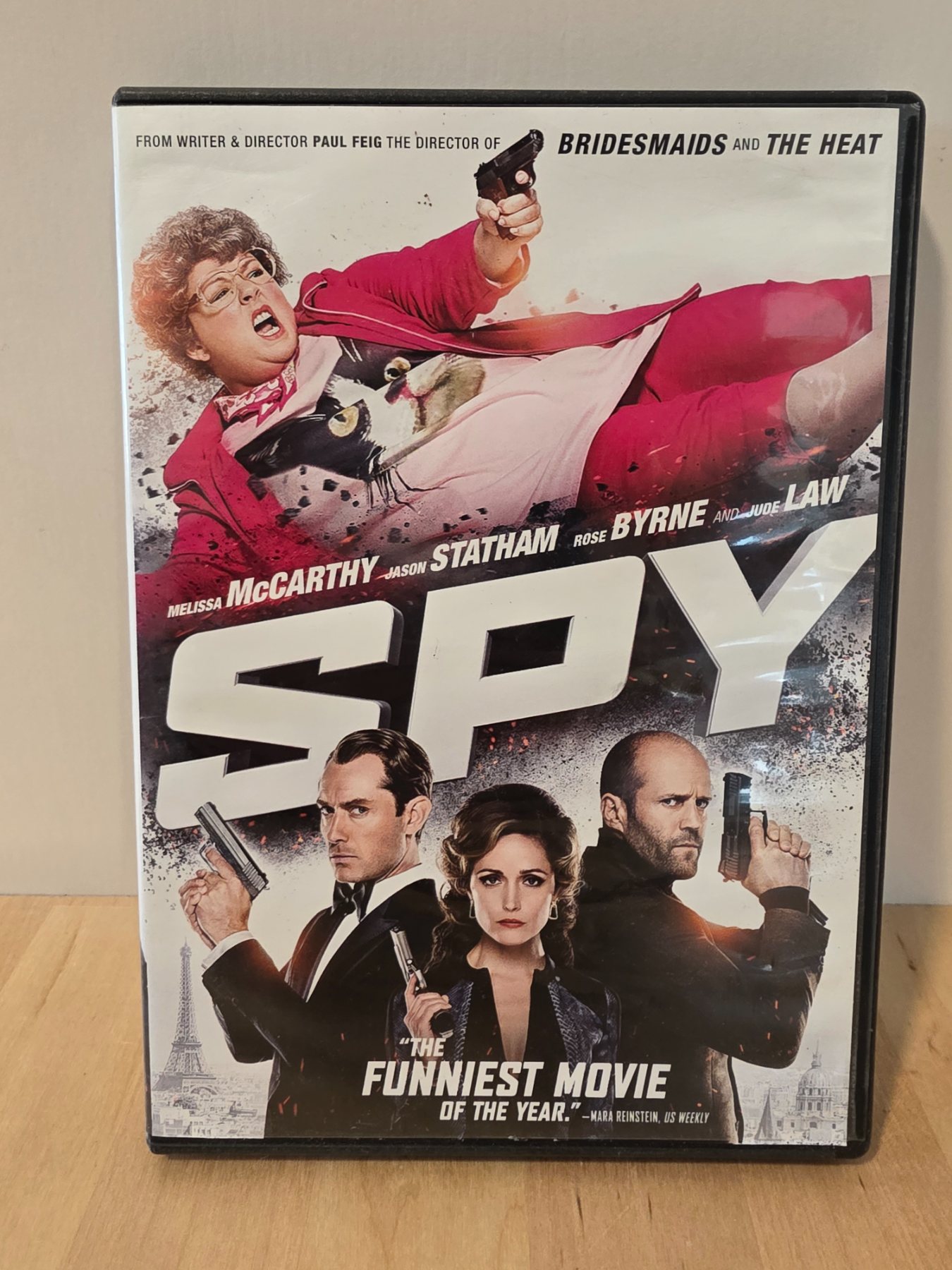 Spy DVD 2015 Melissa McCarthy Jason Statham Rose Byrne