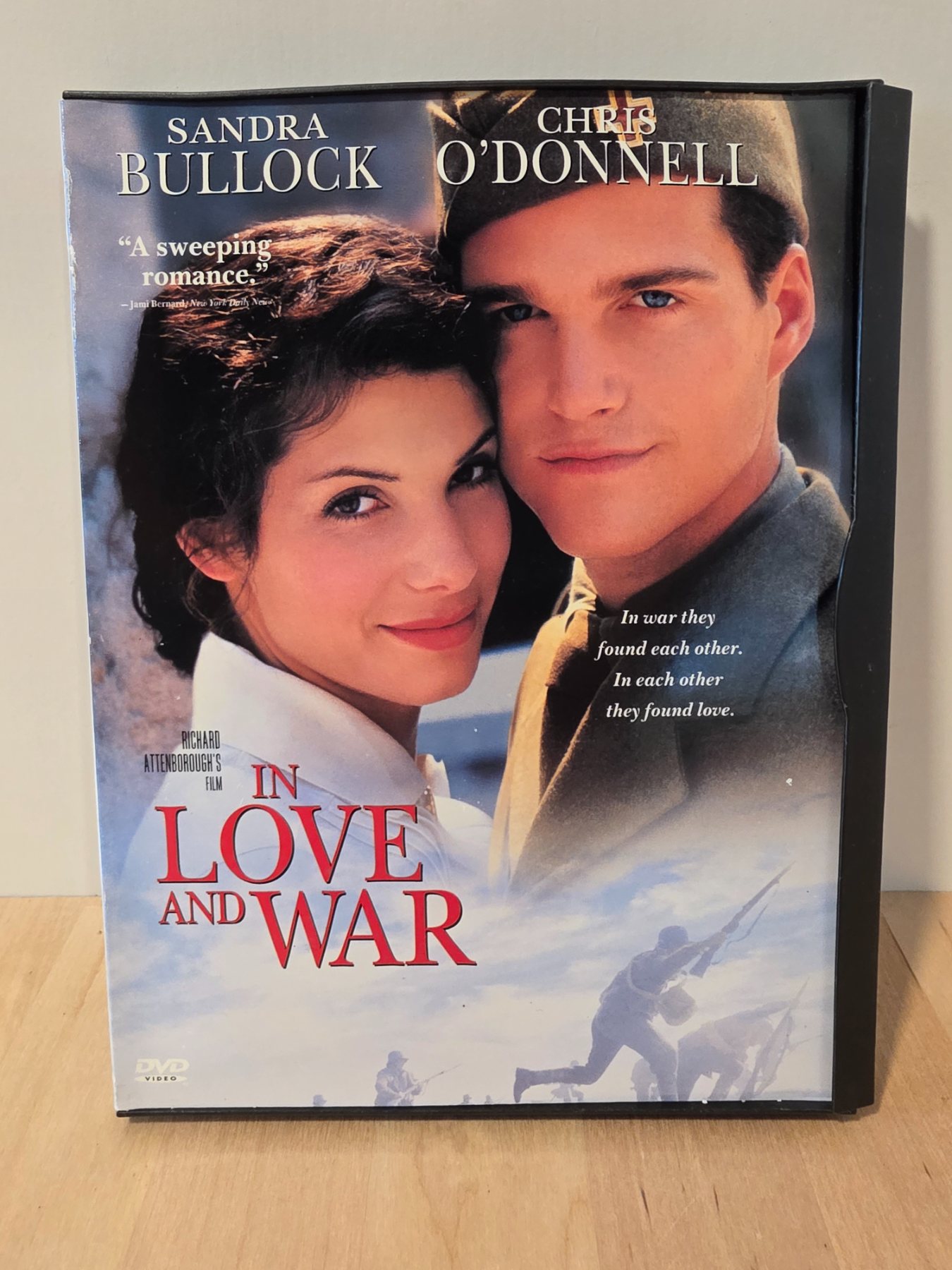 In Love and War DVD Sandra Bullock Chris O'Donnell 1999 Widescreen