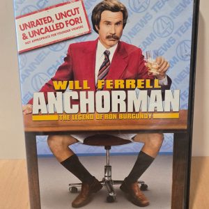 Anchorman The Legend of Ron Burgundy Unrated DVD 2004 Will Ferrell