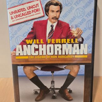 Anchorman The Legend of Ron Burgundy Unrated DVD 2004 Will Ferrell