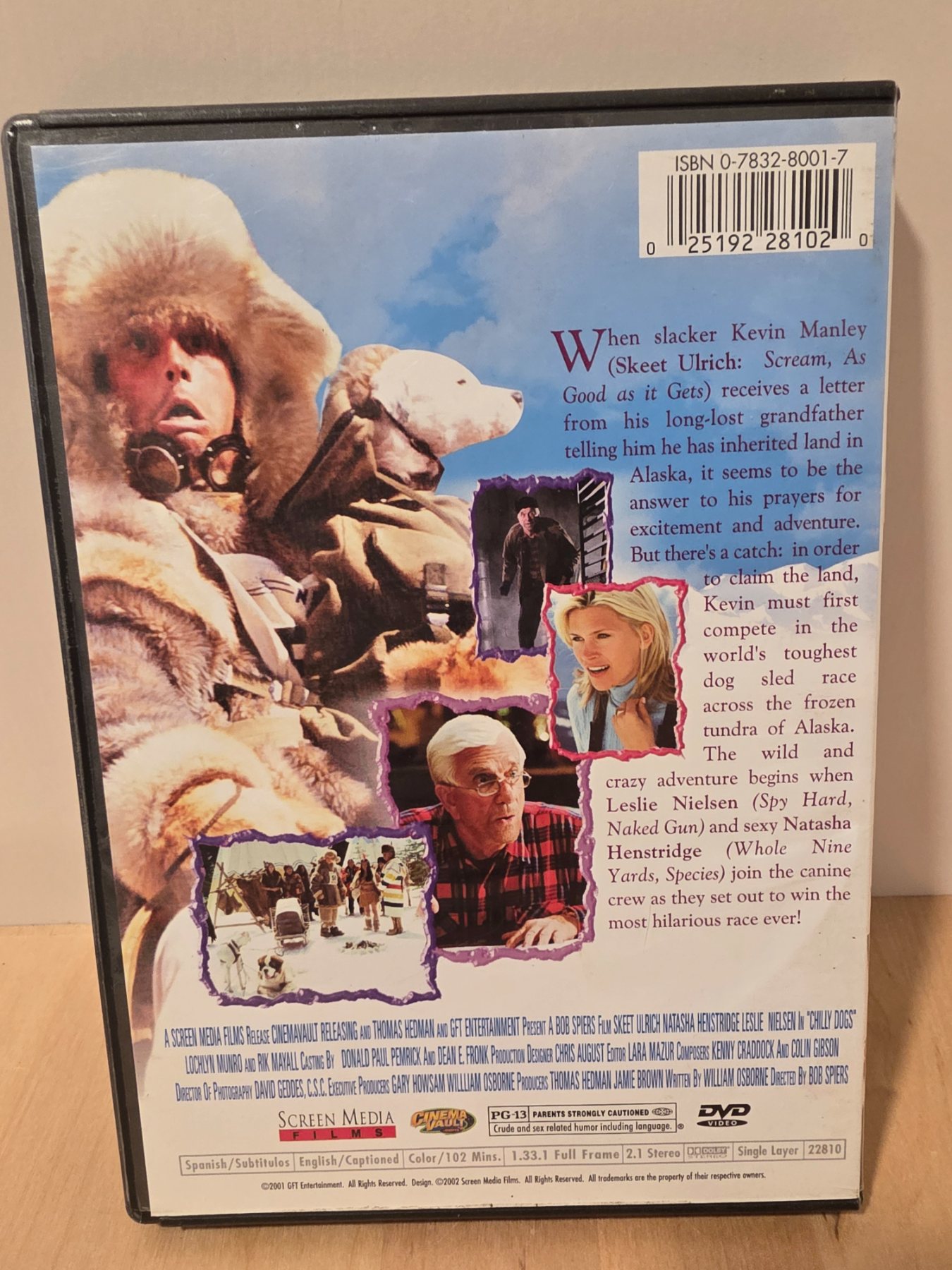 Chilly Dogs DVD Skeet Ulrich Leslie Nielsen Natasha Henstridge - Image 2