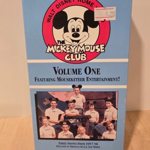 The Mickey Mouse Club Volume One Walt Disney Home Video VHS 1957-58