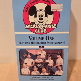 The Mickey Mouse Club Volume One Walt Disney Home Video VHS 1957-58
