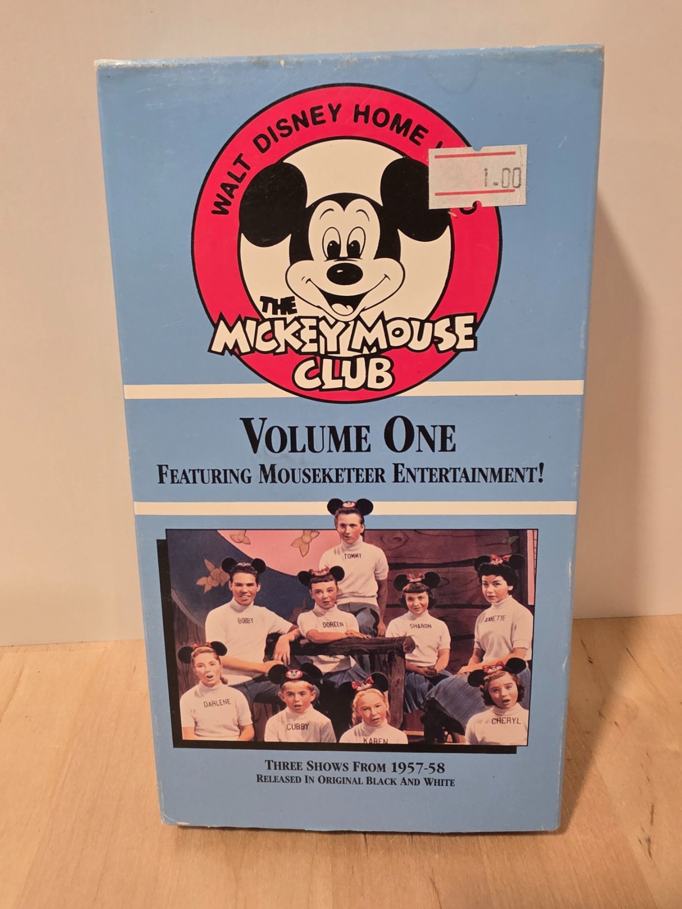 The Mickey Mouse Club Volume One Walt Disney Home Video VHS 1957-58