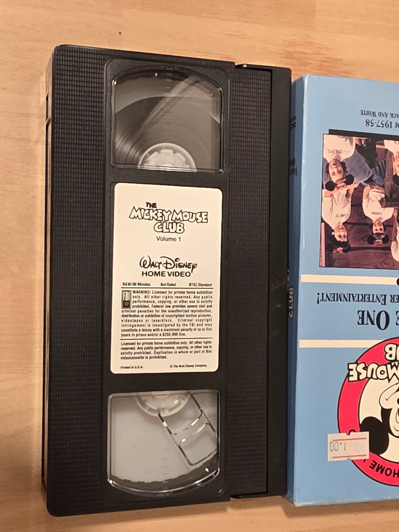 The Mickey Mouse Club Volume One Walt Disney Home Video VHS 1957-58 - Image 4