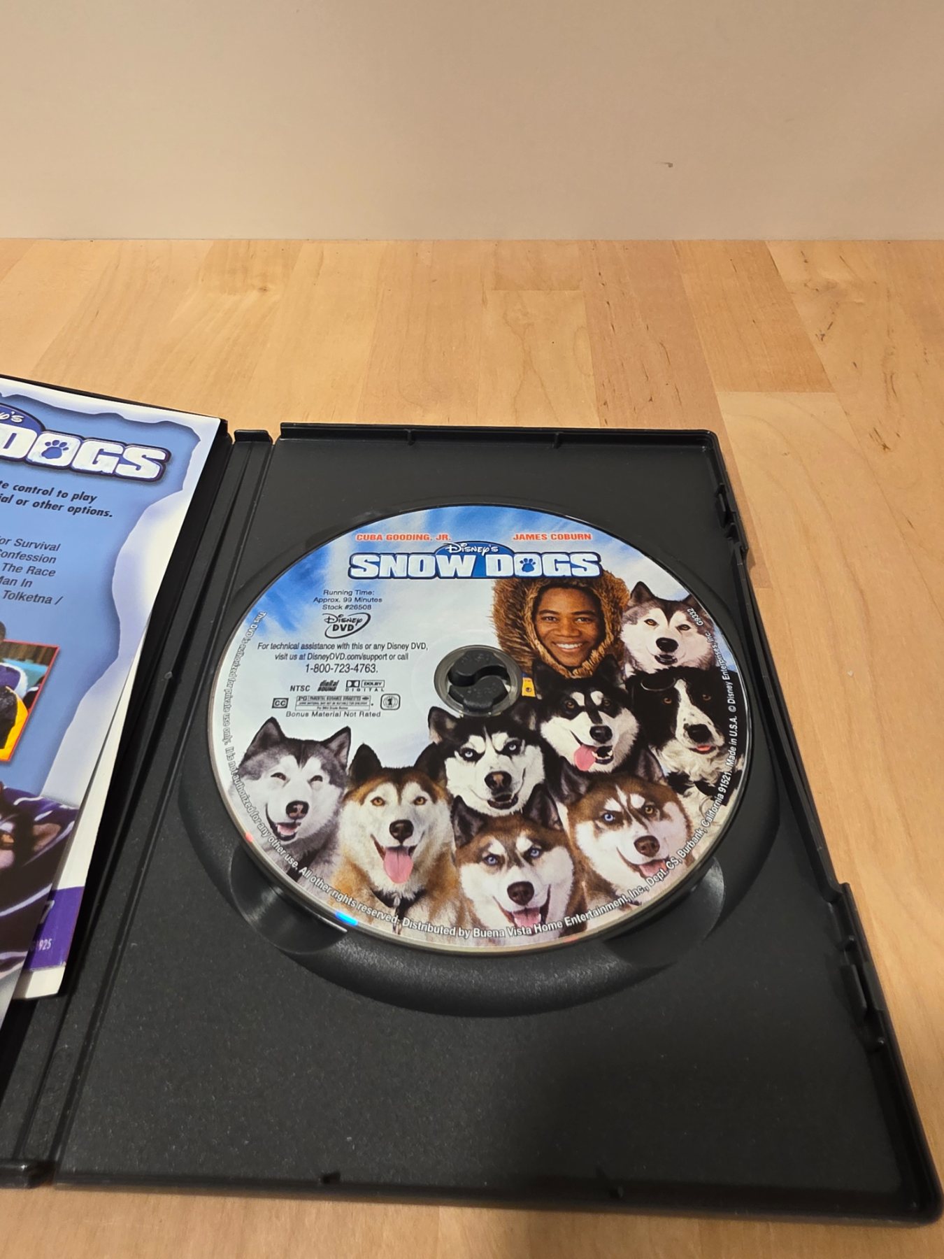 Disney Snow Dogs DVD 2002 Fullscreen Cuba Gooding Jr James Coburn - Image 3