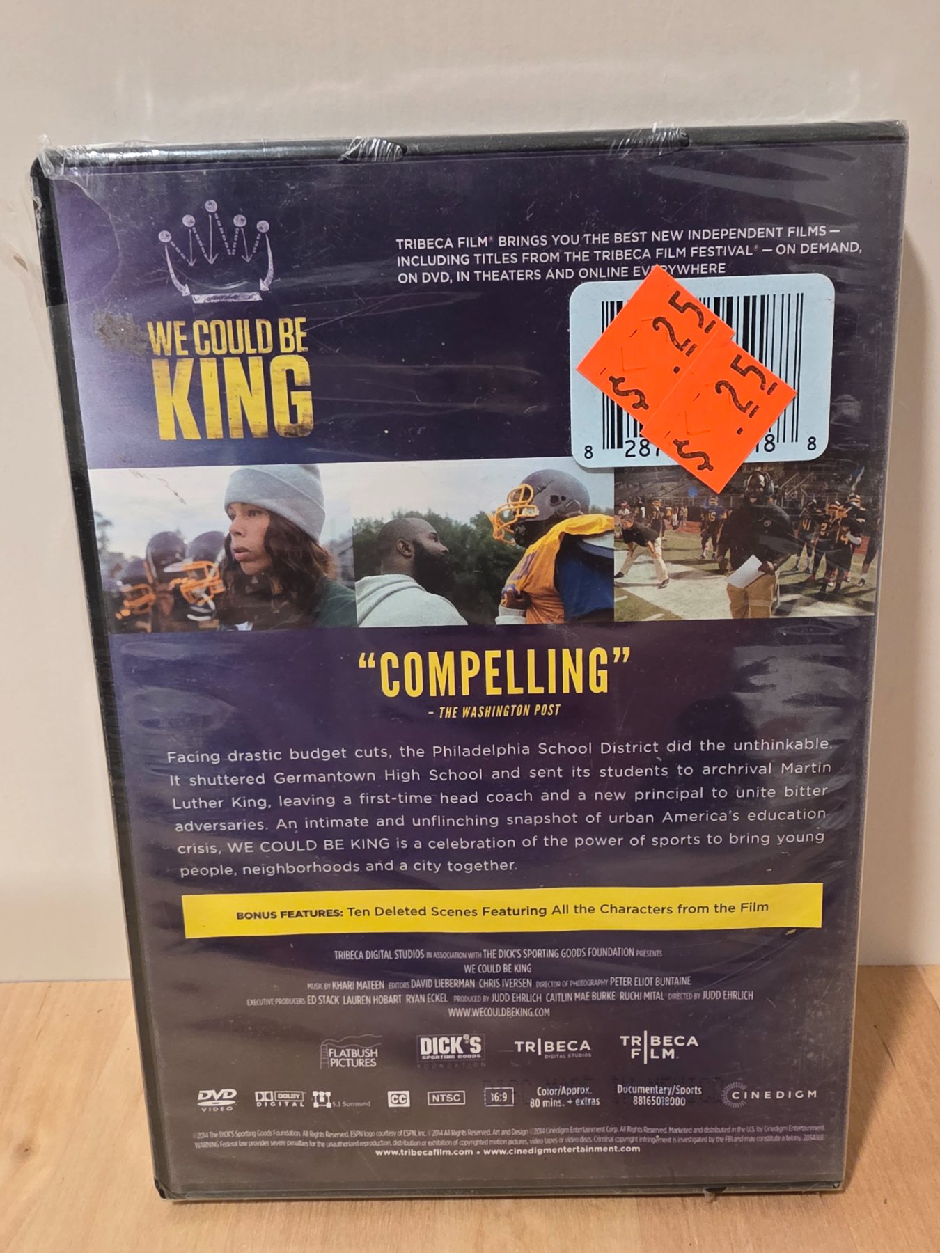 We Could Be King DVD 2014 ESPN Football Sports Documentary - Image 2